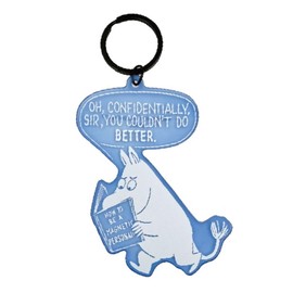 Marimo Craft MOM-611 Matte Dyed Key Holder, Moomin, W 3.0 x H 3.5 inches (75 x 90 mm)