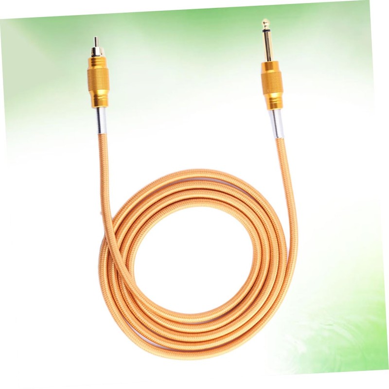 Professional Cable for Tattoo Machines Orange High Quality Flexible Cable