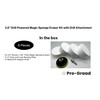 3.5” Drill Powered Magic Sponge Eraser 6 Pieces Kit with