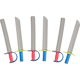 Trademark Innovations 18" Foam Prince & Pirate Sword Toys - Fake Toy Foam Sword (Pack of 12)