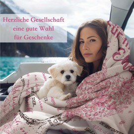 VivaJoy Gift for Wife - As Wedding Anniversary Gifts for Women, Love Blanket, Soft and Cosy Gifts for Women from Husband, 150 x 130 cm