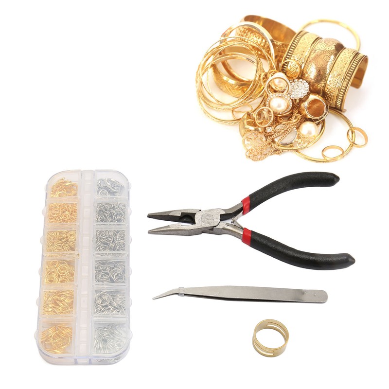 Metal Snaps Buttons with Fastener Pliers Press Tool Kit Copper
