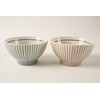 Mino ware Japanese Ceramics Pair Rice Bowl Set of Two