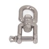 Double Jaw Shackle Professional Heavy Duty 304 Stainless Steel Rolling