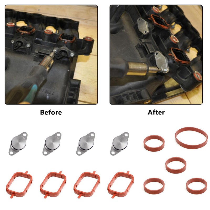 CLKE 18pcs 22mm Swirl Flap Valve Removal Tool Kit with