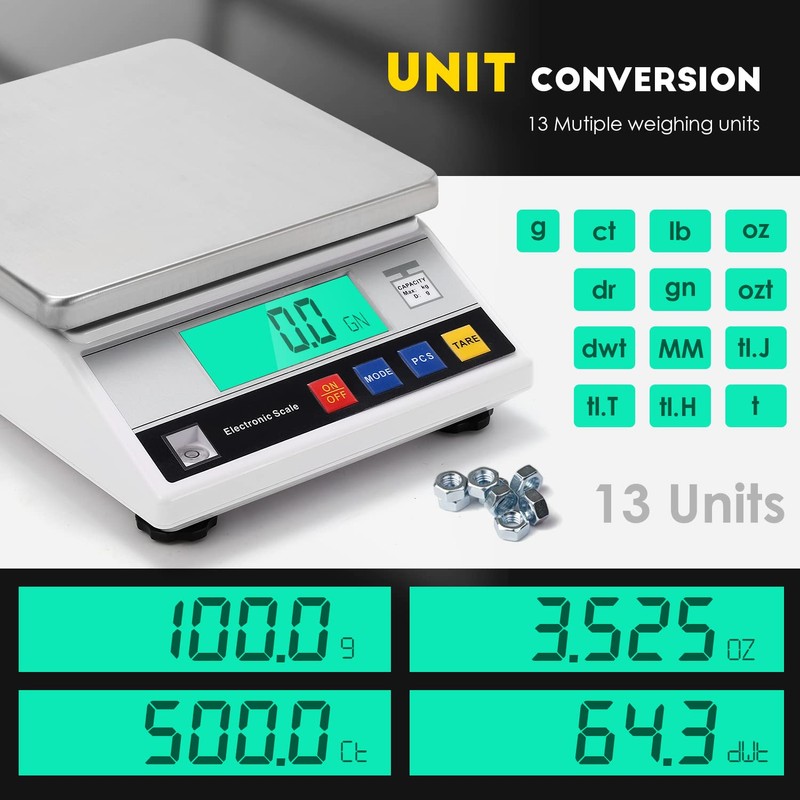 CGOLDENWALL High Precision Scale 10kg 0.1g Digital Accurate Electronic Balance