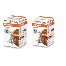 Osram H7 Halogen Headlight Bulbs 64210L 12V 55W Made In Germany 2 Piece Set