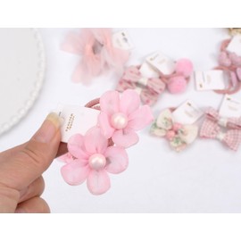 BIANHUAN Hair Tie, Children, Baby, Hair Tie, Ribbon, Hair Accessory, Kids, Girls, Hair Ornament, Baby Hair Tie, 20-Piece Set, Hair Accessories, Ribbon Elastic, Cute, Elementary School, Nursery