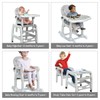INFANS 3 in 1 Baby High Chair, Convertible Toddler Table