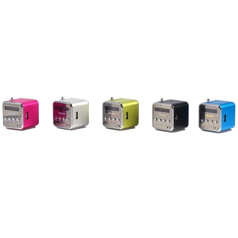Mini Digital Speaker, Music Player, Portable Mini Speaker, FM Radio,