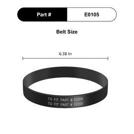 CPAI NEU181A Belt Compatible with Eureka NEU181A NEU182A NEU280 NEU181D NEU182B NEU202 NEU350 NEU185 NEU203 NEU180 NEU188 PowerSpeed Lightweight Powerful Upright Vacuum (E0105-2 Belt)