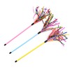 IUHKBH Tinsel Cat Wands, 3 PCS Shiny Teaser Wands Interactive