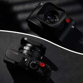 Haoge 43mm Square Metal Lens Hood Shade for Leica D-Lux 8 Camera Accessories Screw-in Lens Hood