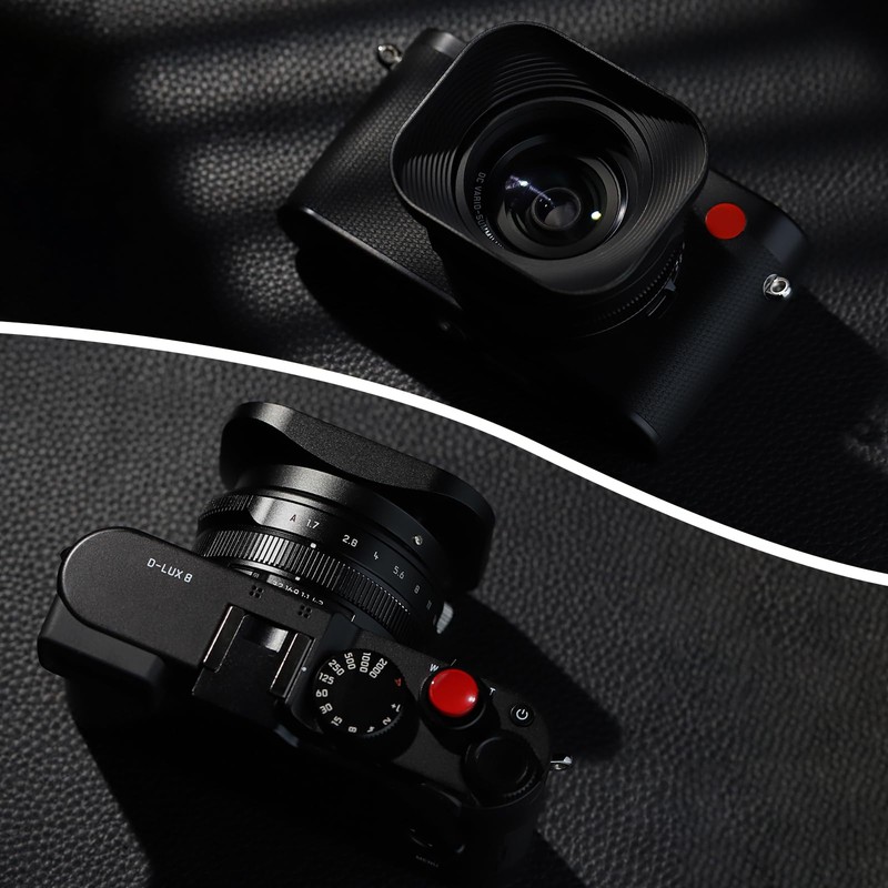 Haoge 43mm Square Metal Lens Hood Shade for Leica D-Lux