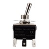 Heschen Metal Toggle Switch, C523A, DPDT, Maintained, ON/Off/ON 3 Position,