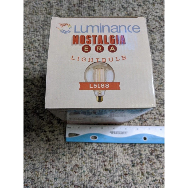 Luminance L5168 Vintage Edison Filament 60 Watt Light Bulb