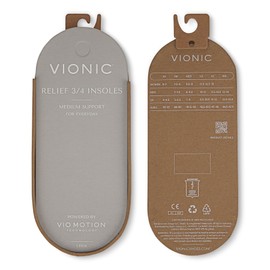 Vionic Relief 3/4 Length Orthotic Insoles - X-Small: Women's 5-7