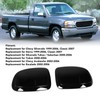 1 Pair Wing Mirror Cover Cap Left Right Door Mirror
