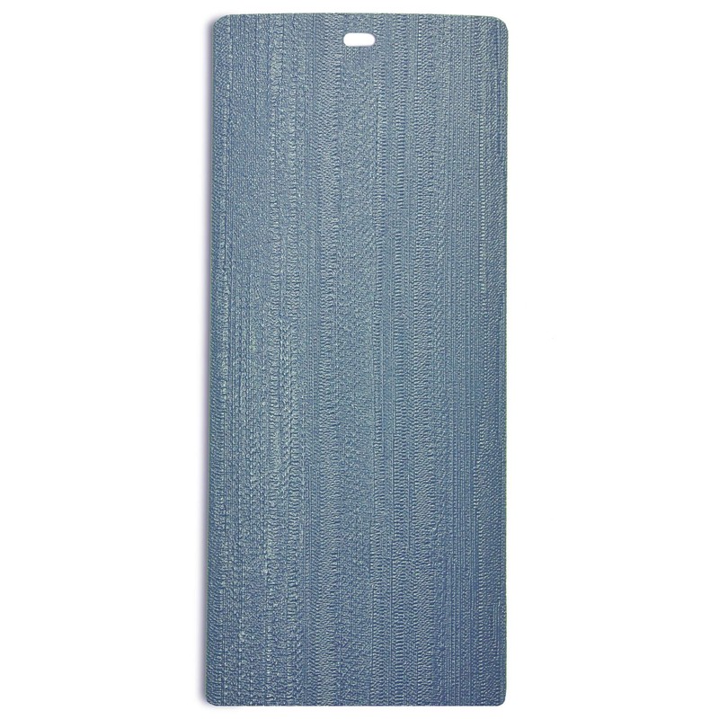 DALIX Arctic Blue Vertical Blind Texture Slats Window Size 70.5