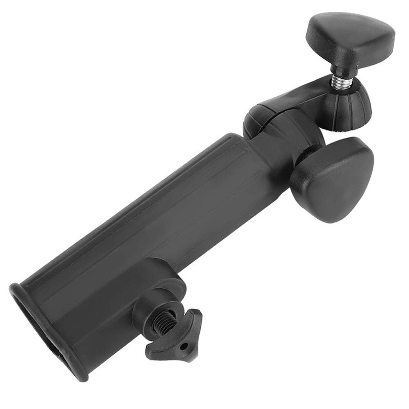 DEWIN Universal Umbrella Holder, Adjustable Universal Black Plastic Stand Push