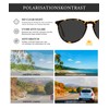 HENGOSEN Women's Polarised Sunglasses: Polarised Sunglasses Women's Retro UV Protection