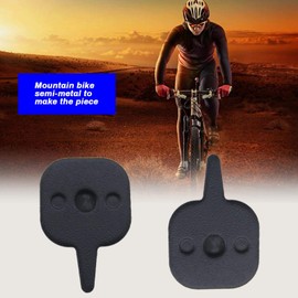 Create idea 2 Pairs Bicycle Disc Brake Pads Resin Semi-Metallic 4mm Thickness Compatible With Tektro IO Mountain Bike Replacement Parts