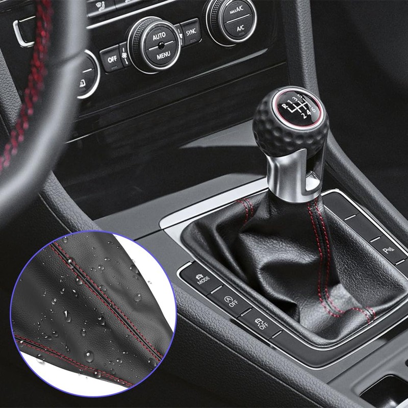 Joyzan Shift Knob Cover, Universal Auto Gear Boot Dust Proof