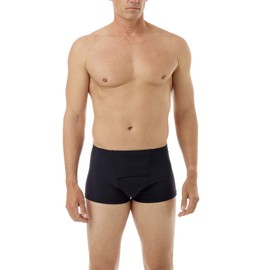 Underworks Microfiber Light Compression Boxers Medium Black