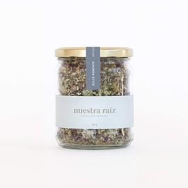 NUESTRA RAÍZ Tisana Herbal Relajante 100% natural orgánica | Azul Profundo (Dulces Sueños) 80 gr | Sin azúcar añadida | Té herbal, infusión gourmet auxiliar para dormir | Hecho en México con ingredientes regionales