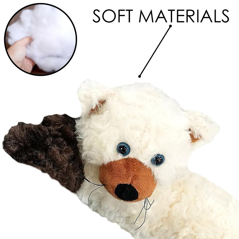 Novelty Dog Cat Design Soft Micro Fleece Draught Draft Excluder
