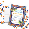 Dart Gun Birthday Party Invitations, 20 5"x7" Fill In Cards