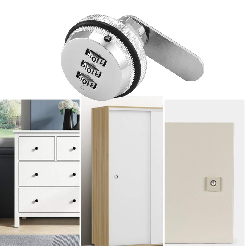 Mangsen Combination Cam Lock Security Locks Set of 2 Password