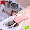 Grevosea 2 Pack Glasses Case, Soft Sunglass Case Portable Squeeze