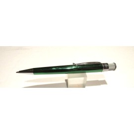 TERZETTI "MALIBU" GREEN Metal Large Heavy Ballpoint Pen-Velvet Pouch
