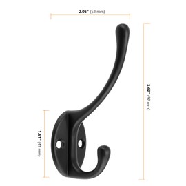 SEUNMUK 20 PCS Coat Hook, Coat Hooks Wall Mounted Vintage Coat Hooks for Wall, Heavy Duty Coat Hooks for Hanging Coat, Key, Hat, Bag, Cup