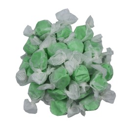 Gourmet Soft and chewy Salt Water Taffy Candies - Individually Wrapped - Bulk bags (Green Apple, 3 Pound (Pack of 1))