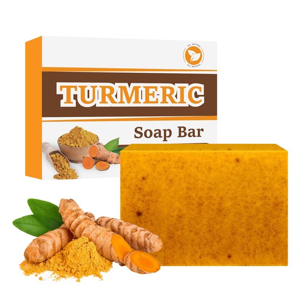 Turmeric Soap Bar for Body & Face - Natural Kojic