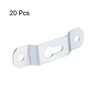 sourcing map Keyhole Hanging Plate, 49mm x 13mm Single Hole
