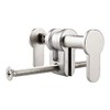 W+M Adjustable Blind Cylinder for Profile Cylinder Mortise Locks Nickel-Plated