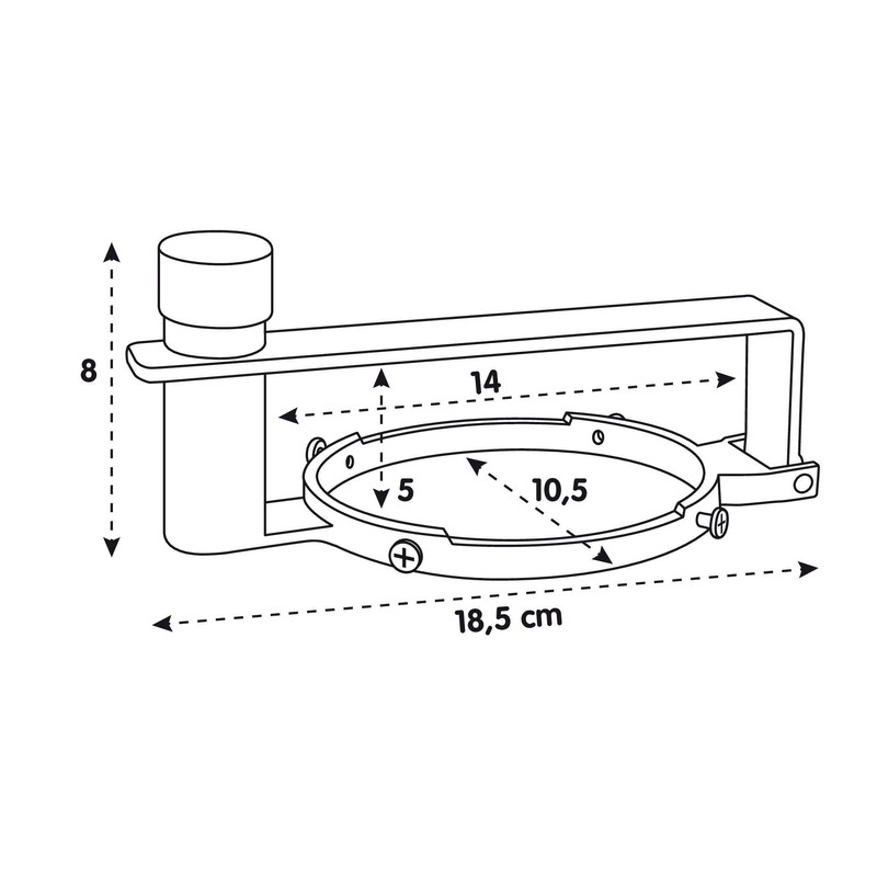 Lampa 97790 Large Fuel Lock 80 mm