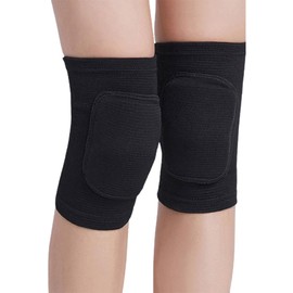 DDKY 2 Pack Knee Pads, Soft Knee Pads, Elastic Unisex Knee Pads, Indoor Sports and Outdoor Knee Pads, Suitable for Volleyball, Dance, Soccer, Volleyball, Basketball, Yoga and More