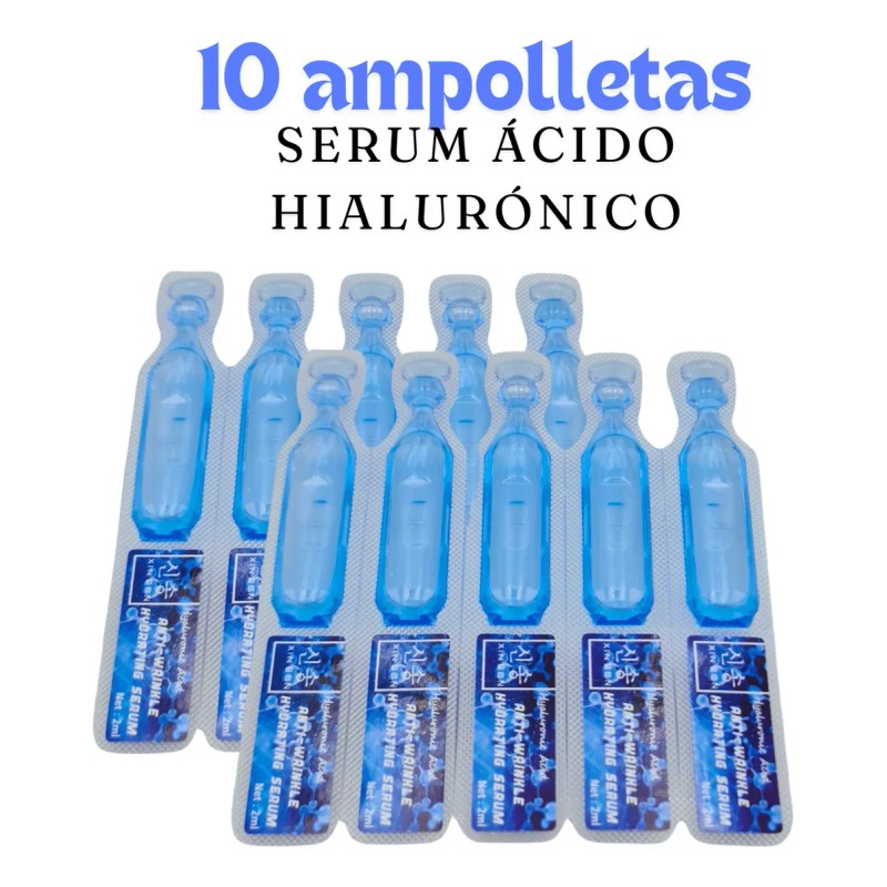 Ácido Hialurónico Facial + Parches Hidratantes Frente Kit