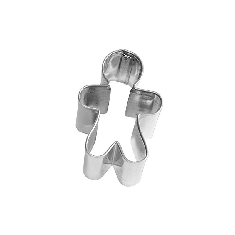 Birkmann 1010695610 Cookie Cutter Gingerman Mini, Plastic, Grey, 5 x