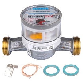 Einstrahlzähler Single-jet residential water meter ETWD Q3 = 4 (Qn 2.5) connection 1 inch external thread, calibration 2023