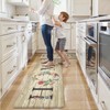 KIMODE Anti Fatigue Kitchen Mats for Floor 2 Piece,Farmhouse Floral