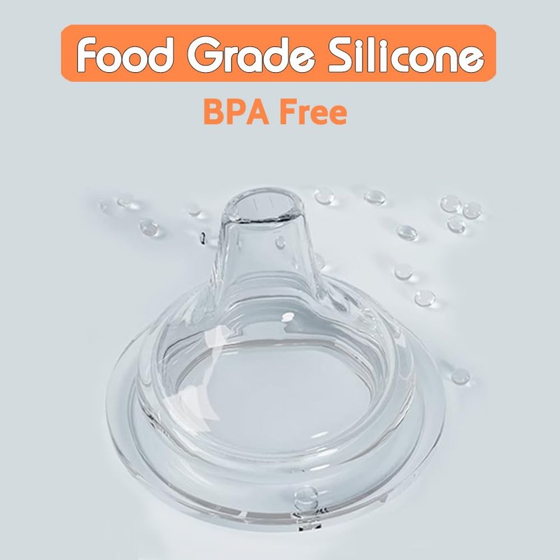 4Pack Silicone Spout Compatible with NUK and Learner Cups Replacement