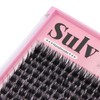 Sulv Lash S01# Color Black D Curl 144pcs 8mm,10mm,12mm,14mm,16mm,18mm,20mm to