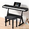 FILISITE Piano Bench with Waterproof Padded Cushion, Makeup Stools for