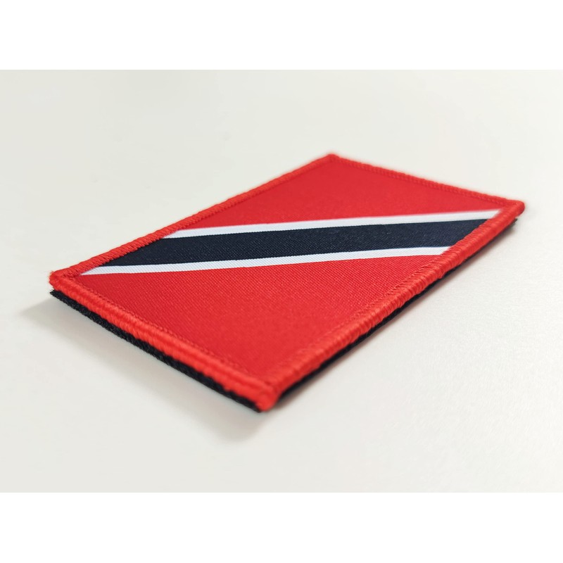 JBCD Trinidad and Tobago Flag Patch Tactical Hook and Loop