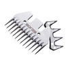 13 Teeth Straight Replacement Blades for Sheep Shears, Professional Stainless